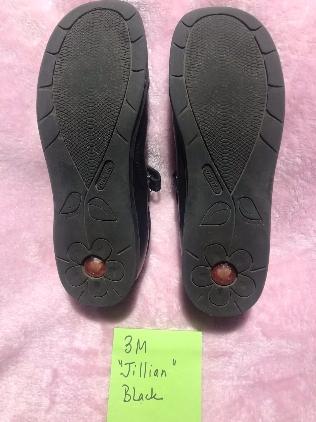 Stride Rite “Jillian” Black Leather School Shoes - Size 3M image indicator(4)
