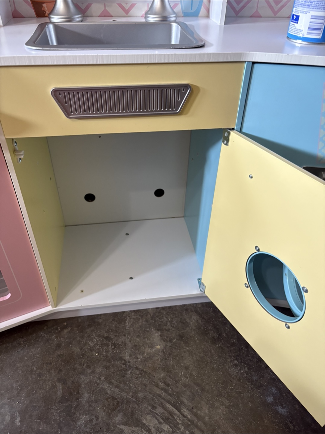 Kids Play Kitchen - Pink, Yellow, Blue - photo 5