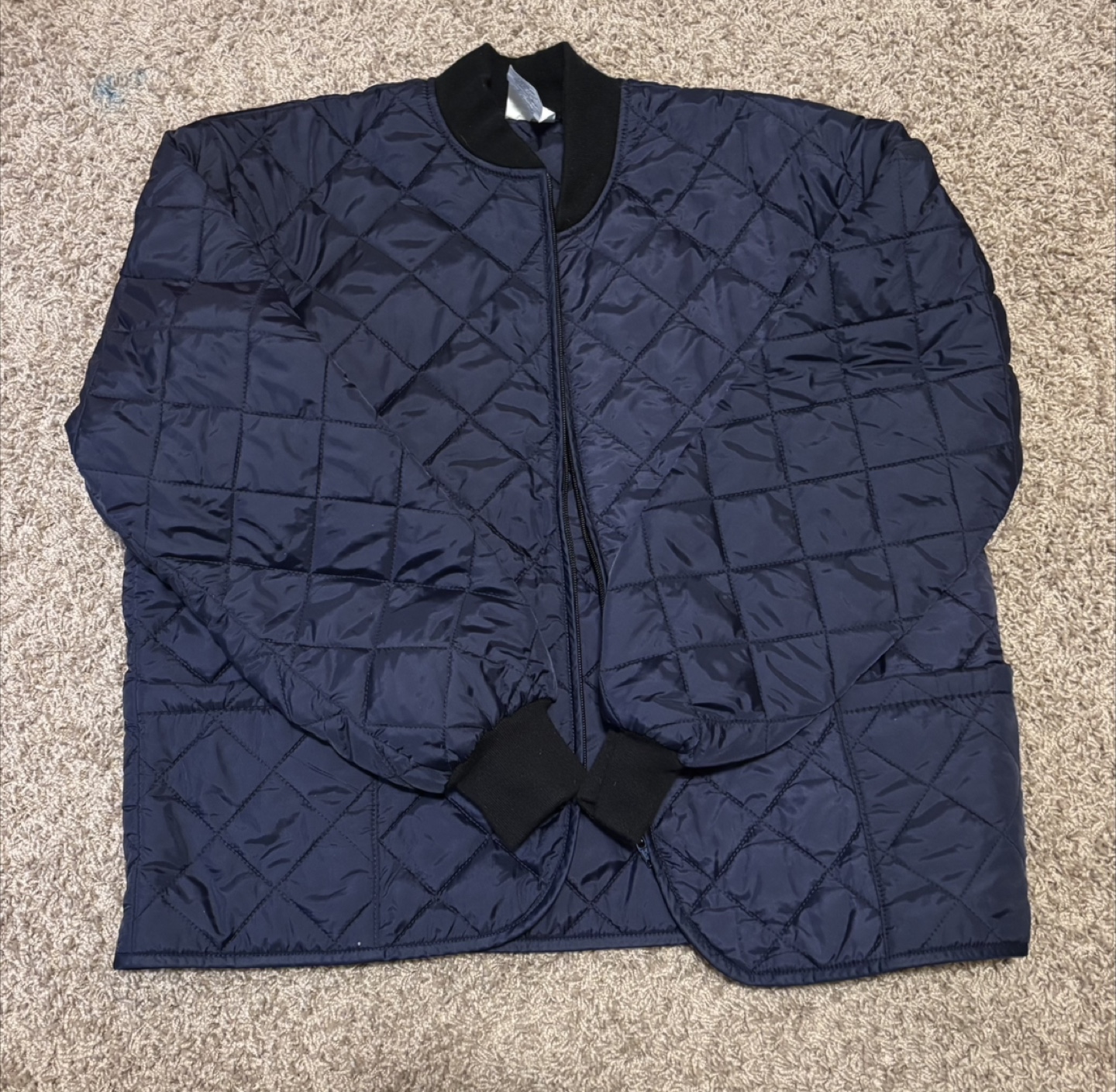 Quilted Navy Blue Jacket - photo 3