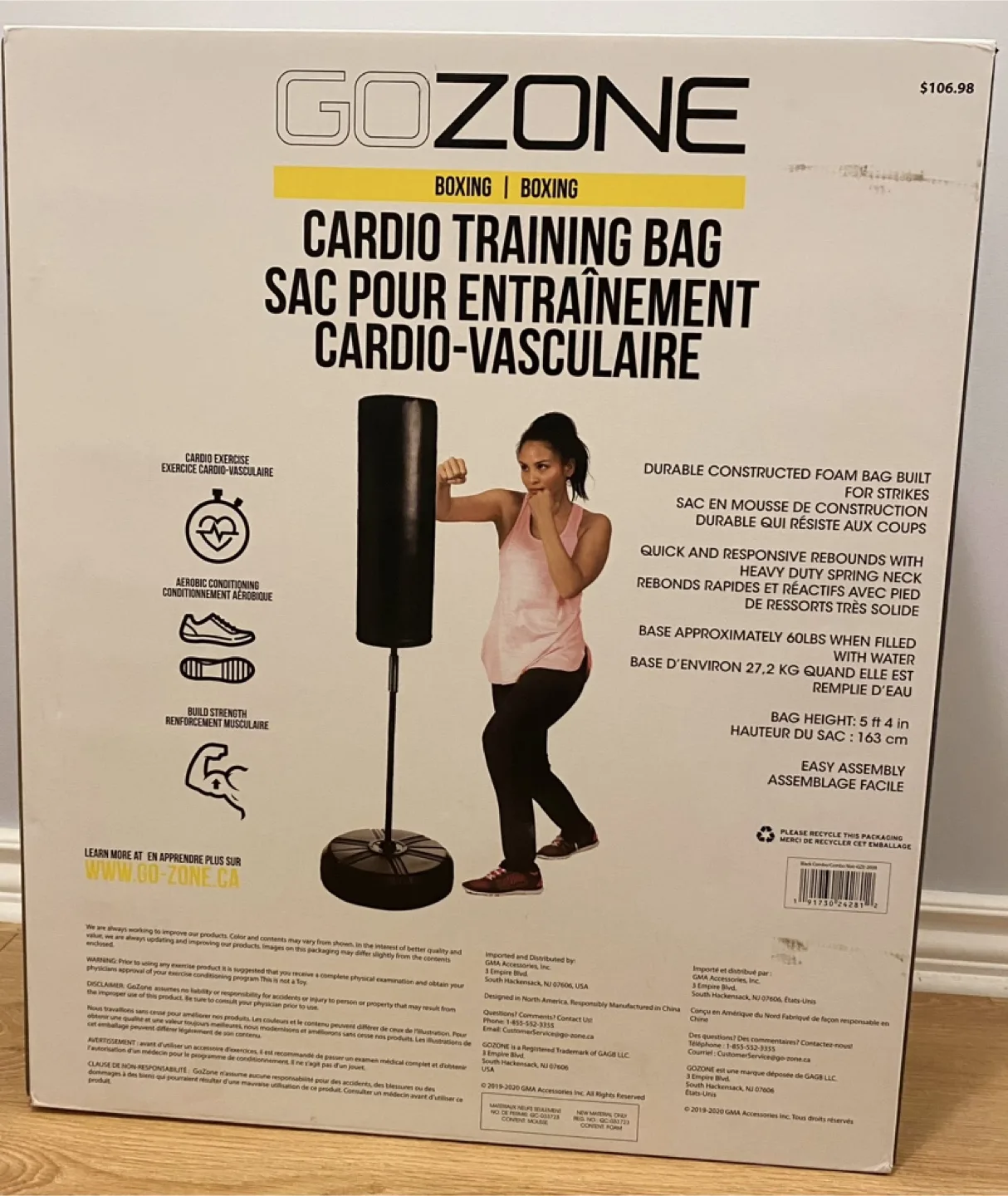 GoZone Freestanding Punching Bag（Like New！） image indicator(2)