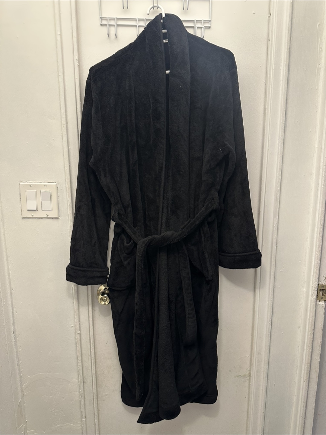 S/M Black Bath Robe