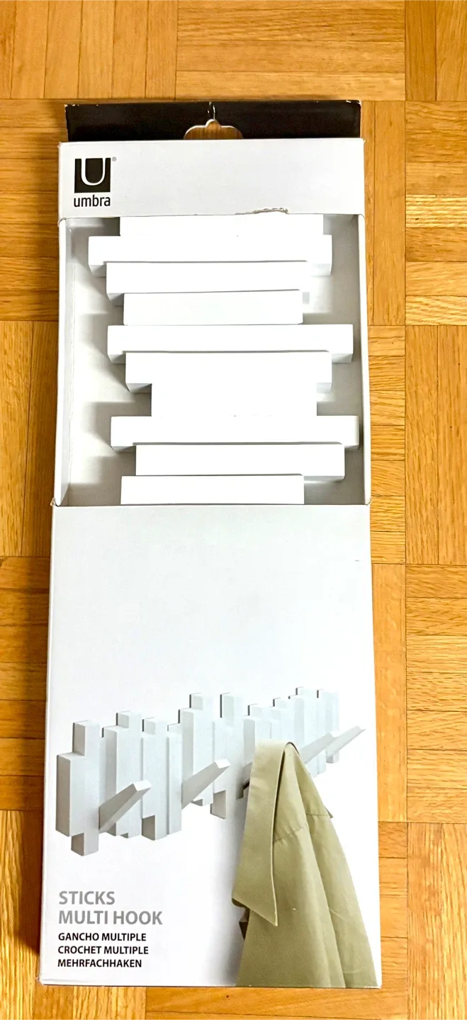 Umbra Sticks Multi Hook - White (BNIB) thumbnail