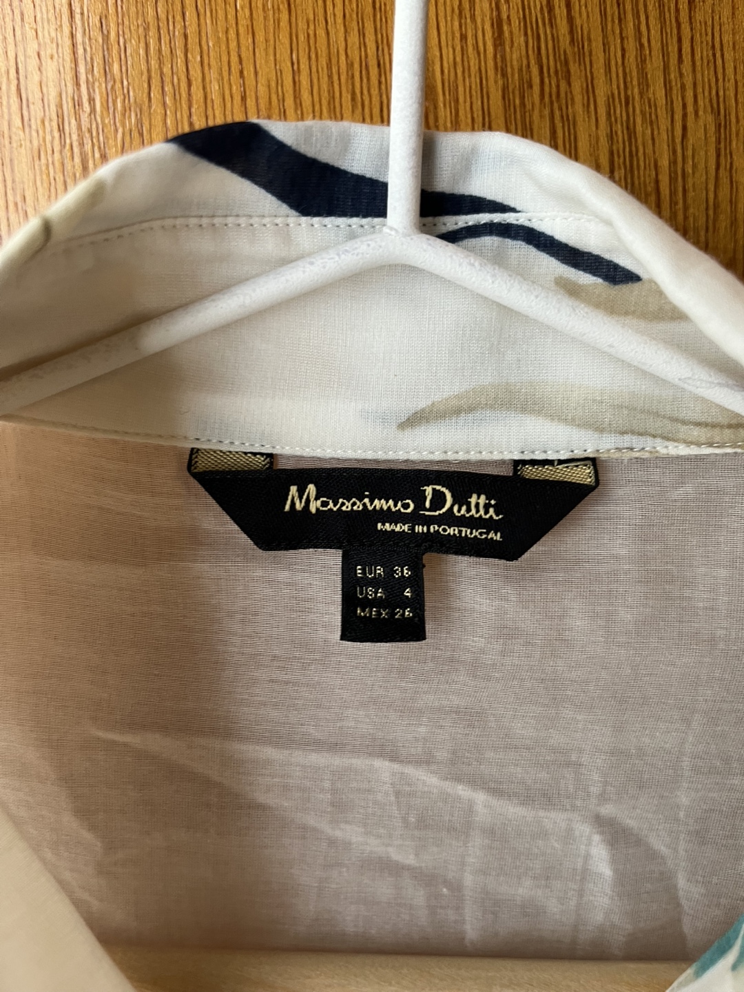 Massimo Dutti Cotton Silk Blend Blouse - Size 4 - photo 2