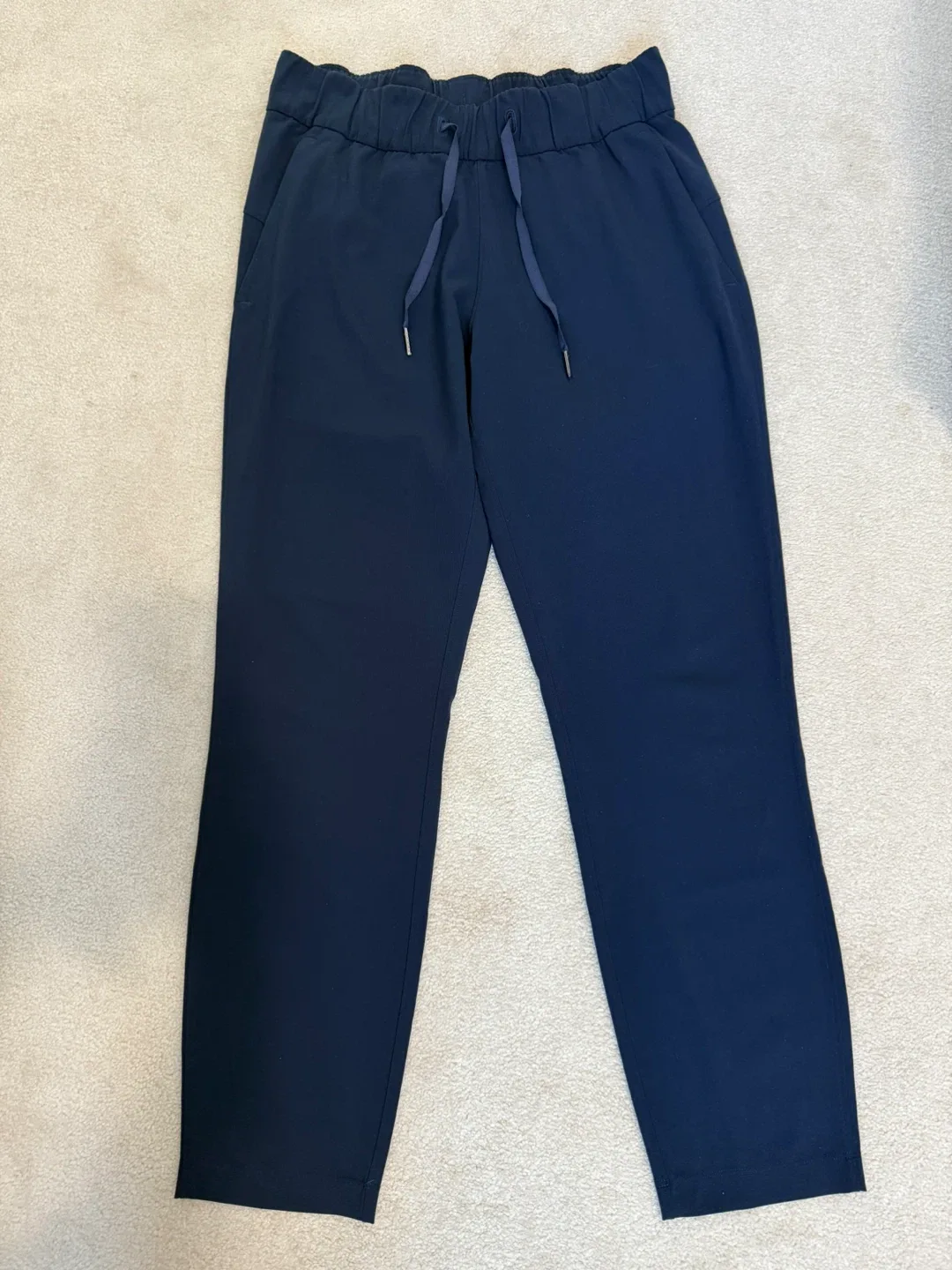 Lululemon Navy On The Fly 7/8 Jogger Woven (Size 4) thumbnail