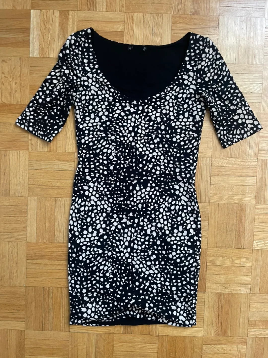 Black & White Print Dress thumbnail