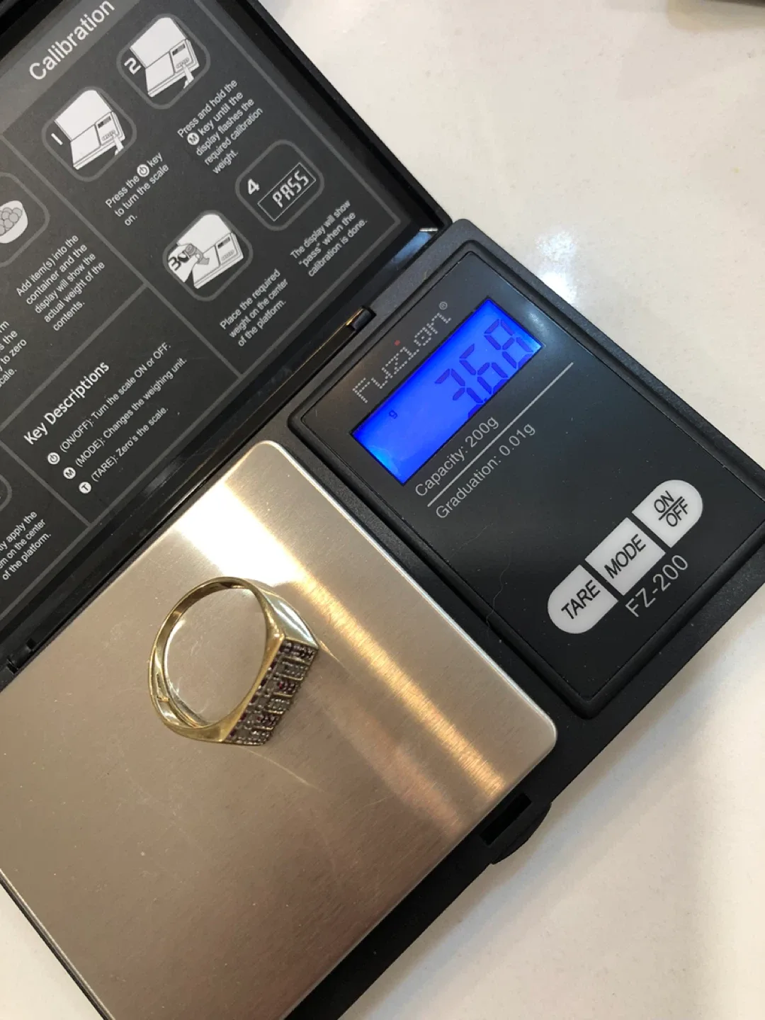 10k Gold Ring with Ruby and Diamond accents image indicator(3)