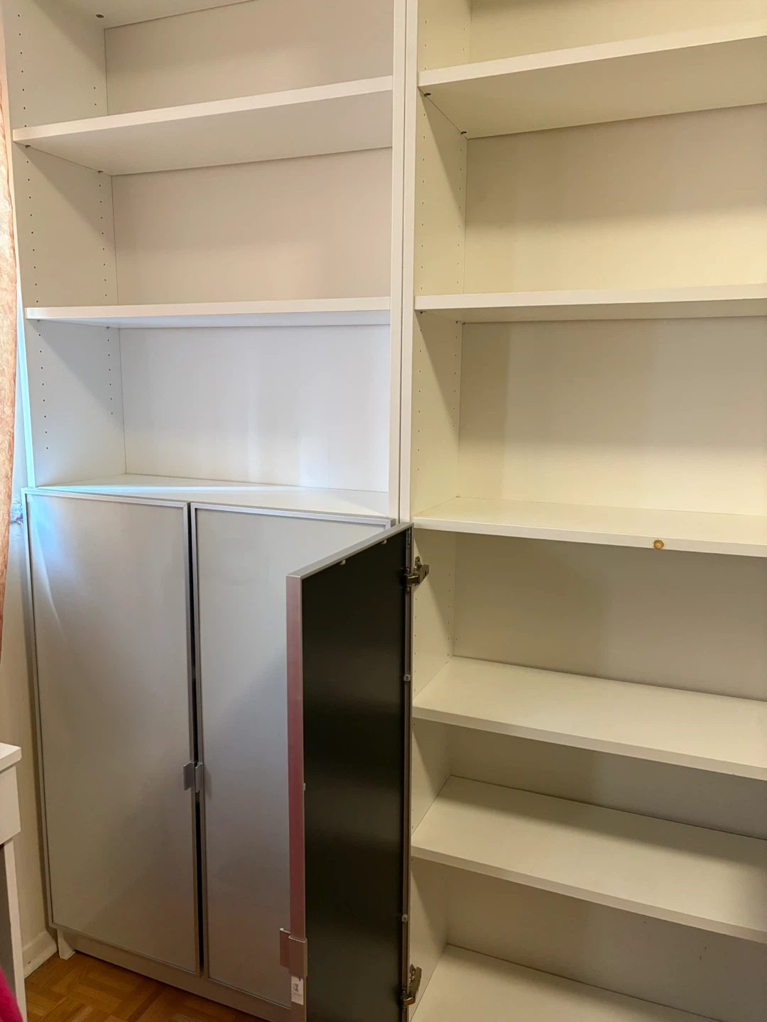 IKEA Billy Bookcase with Doors - White - photo 2