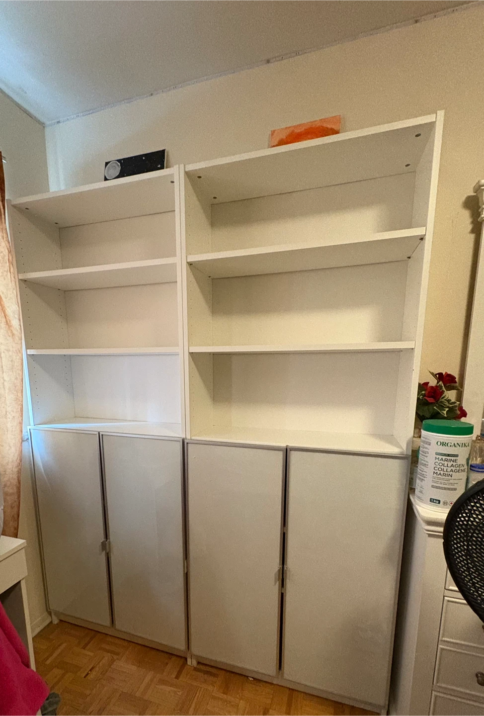 IKEA Billy Bookcase with Doors - White