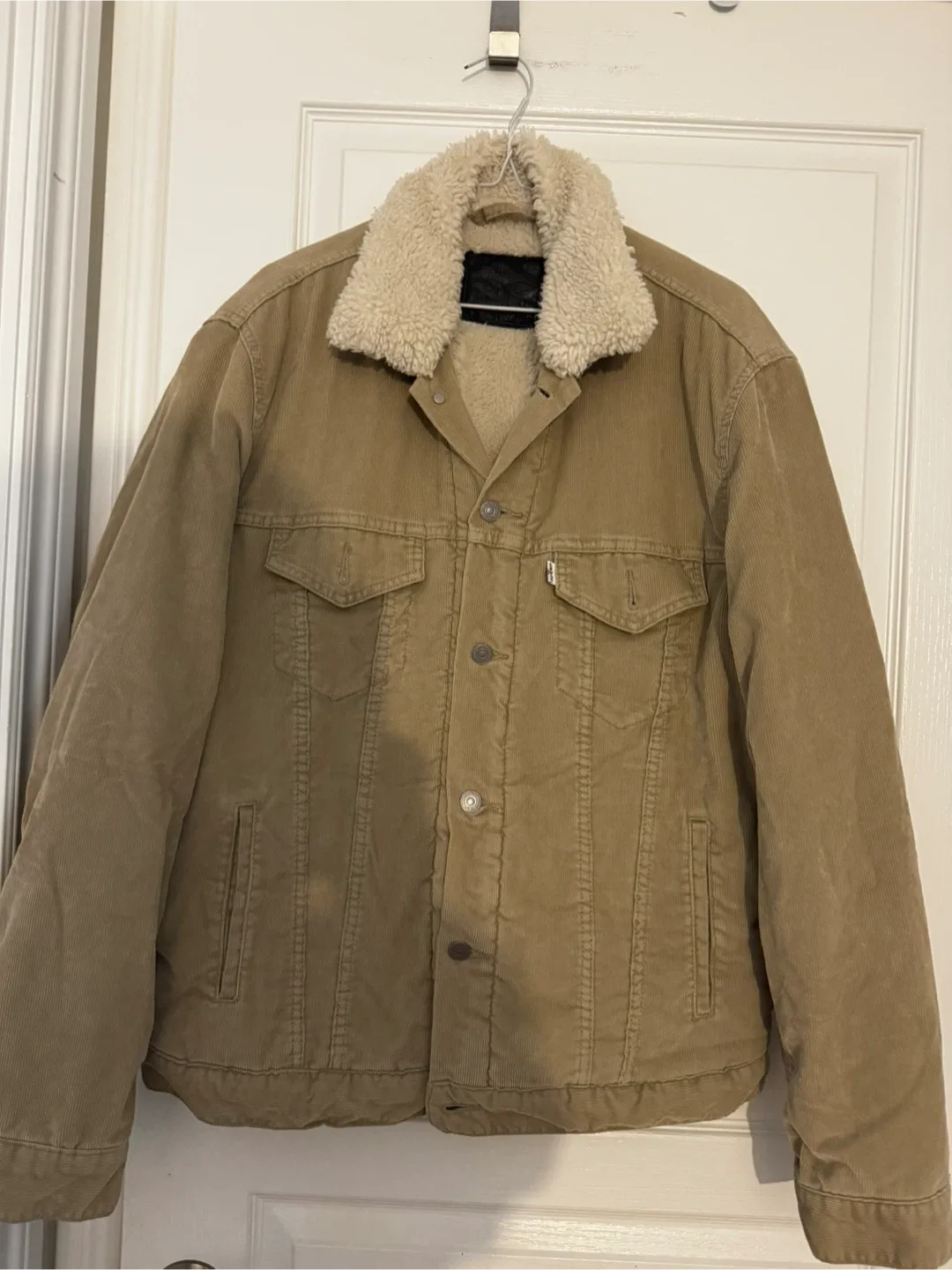 Levi's Corduroy Sherpa Trucker Jacket - L thumbnail