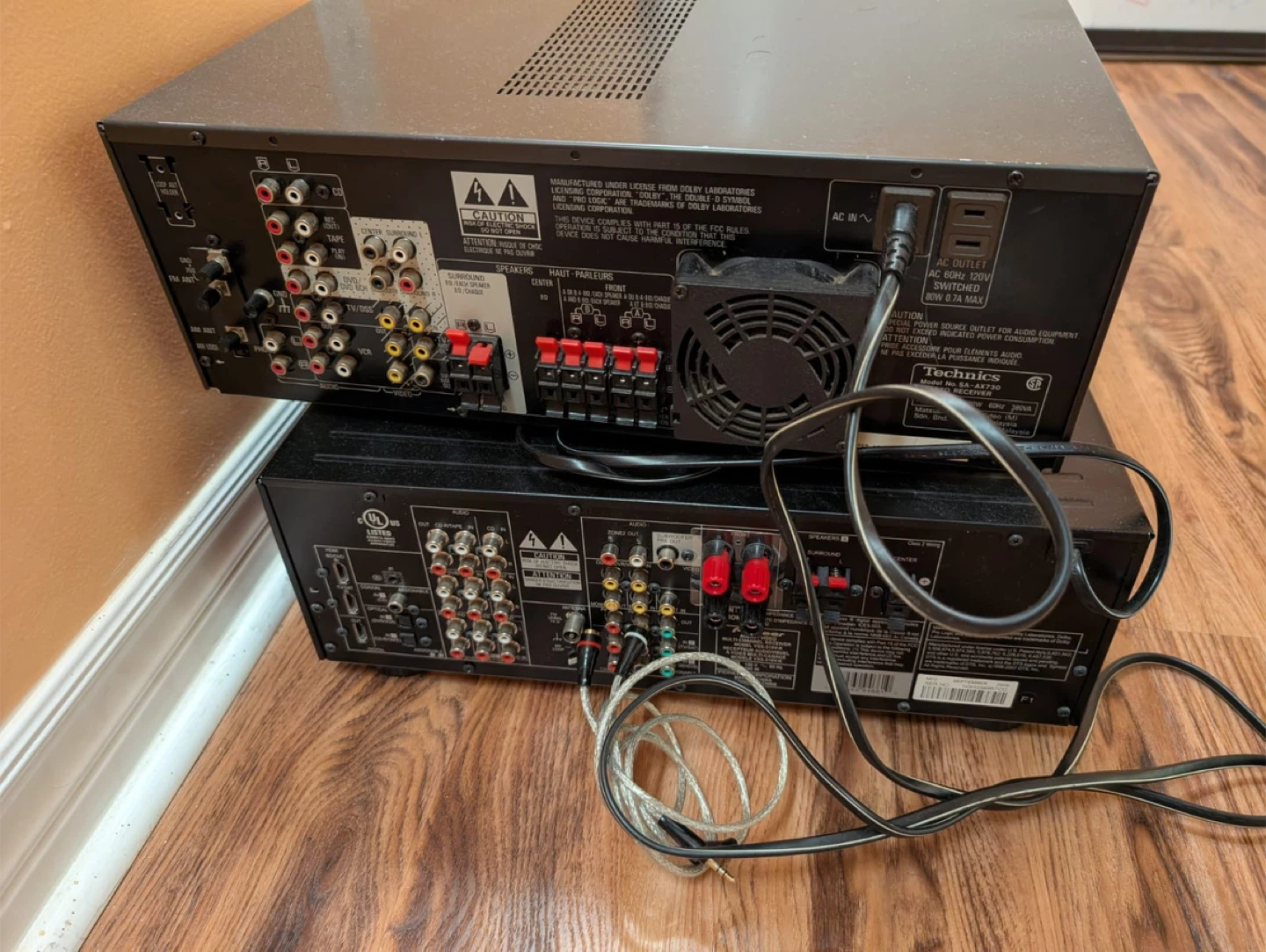 Sony Speakers & Technics AV Control Stereo Receiver - photo 2