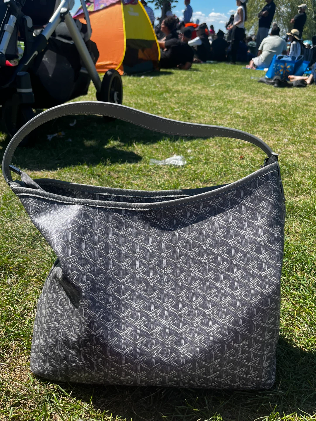 Designer alike Handbag Totebag in grey