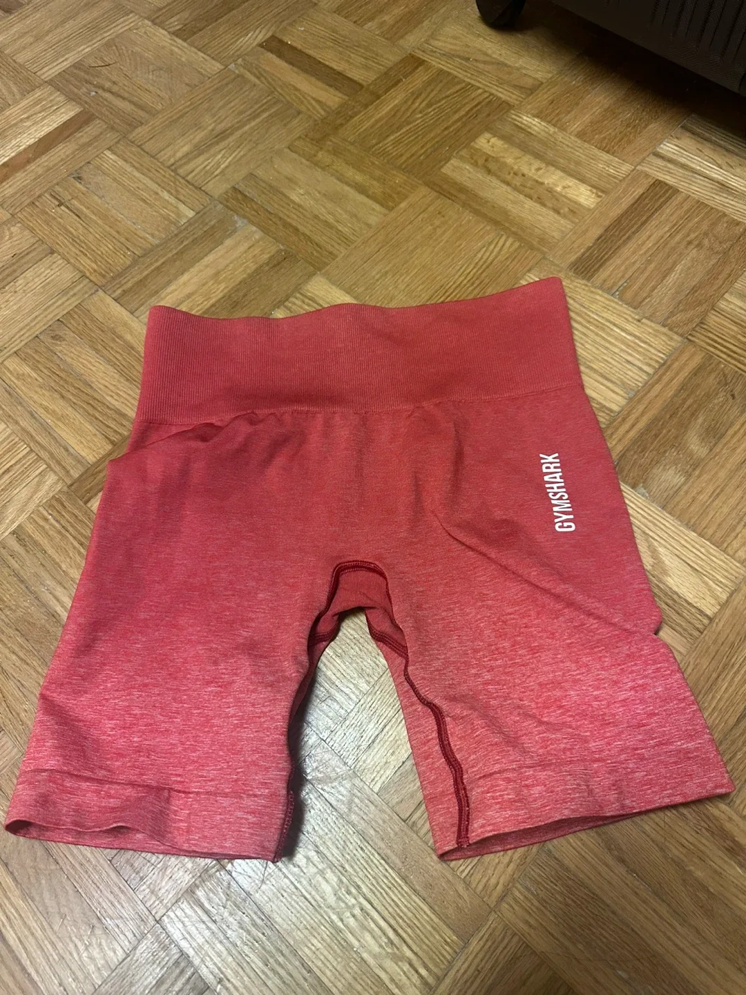 Gymshark Red Heather Shorts - Size Small