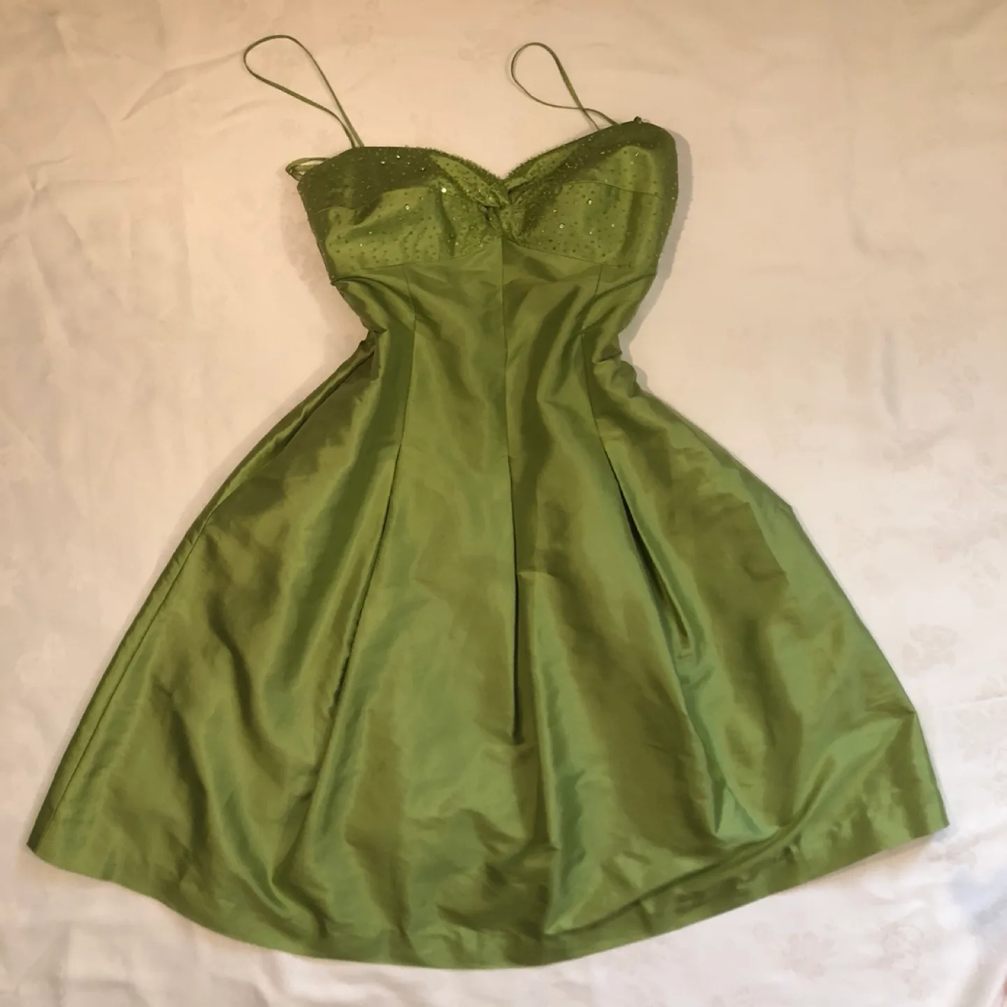 Stunning green ball gown prom dress grad dress thumbnail