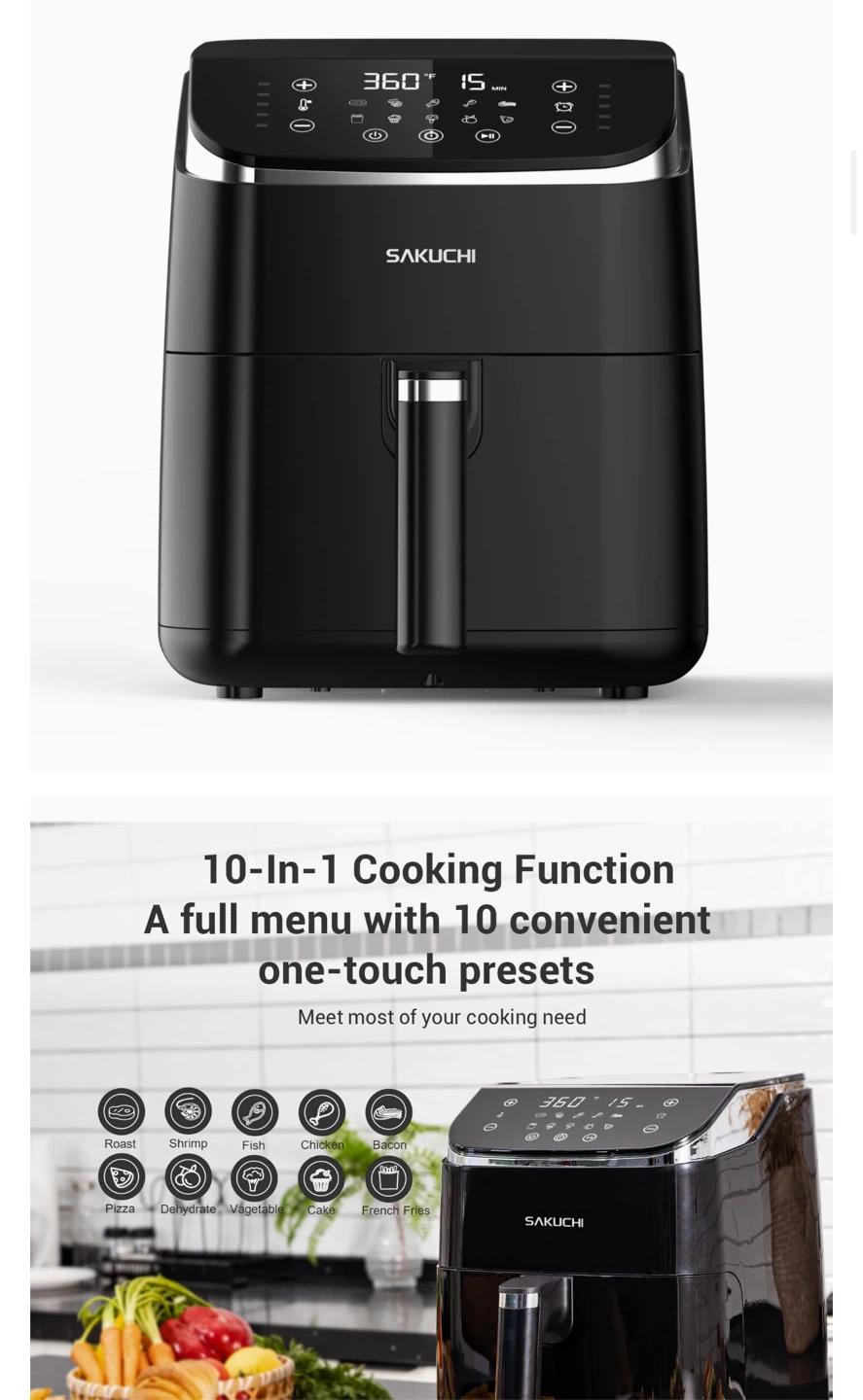 Sakuchi Airfryer LIKE NEW! - photo 5