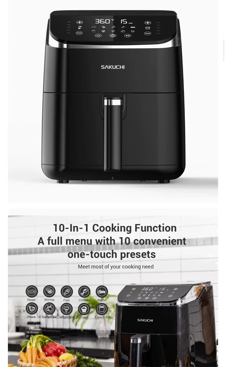 Sakuchi Airfryer LIKE NEW! image indicator(5)