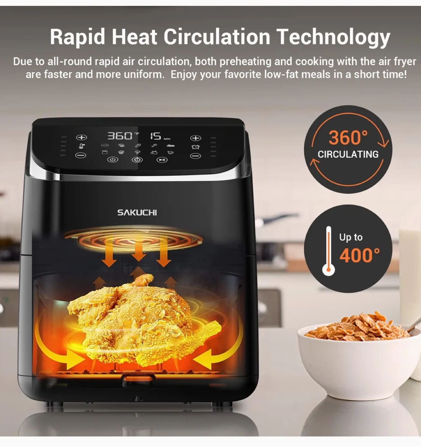 Sakuchi Airfryer LIKE NEW! image indicator(6)