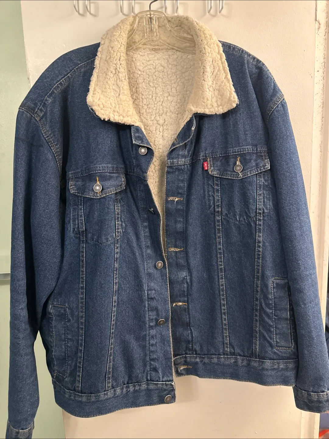 Levi's Denim Sherpa Trucker Jacket thumbnail