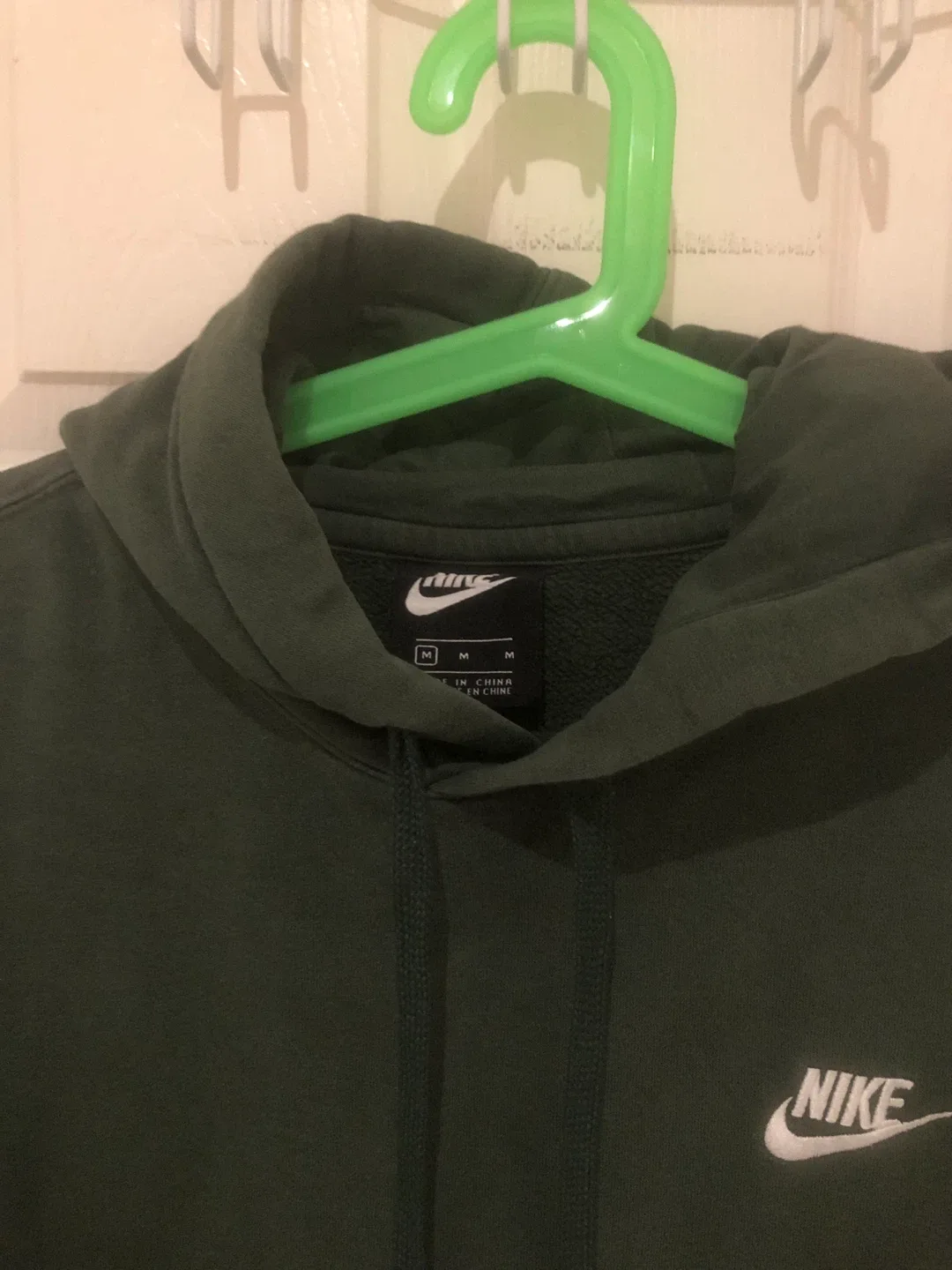 Nike Olive Green Hoodie - Size M image indicator(2)