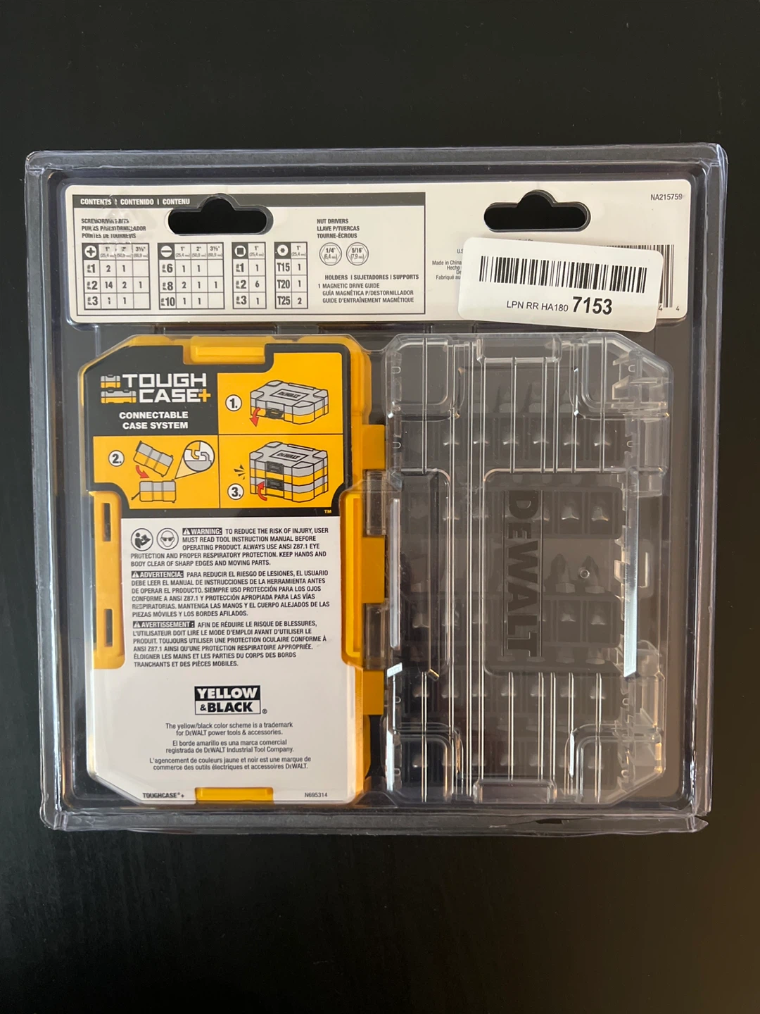 New DeWalt 45-Piece Screwdriving Bit Set - photo 2