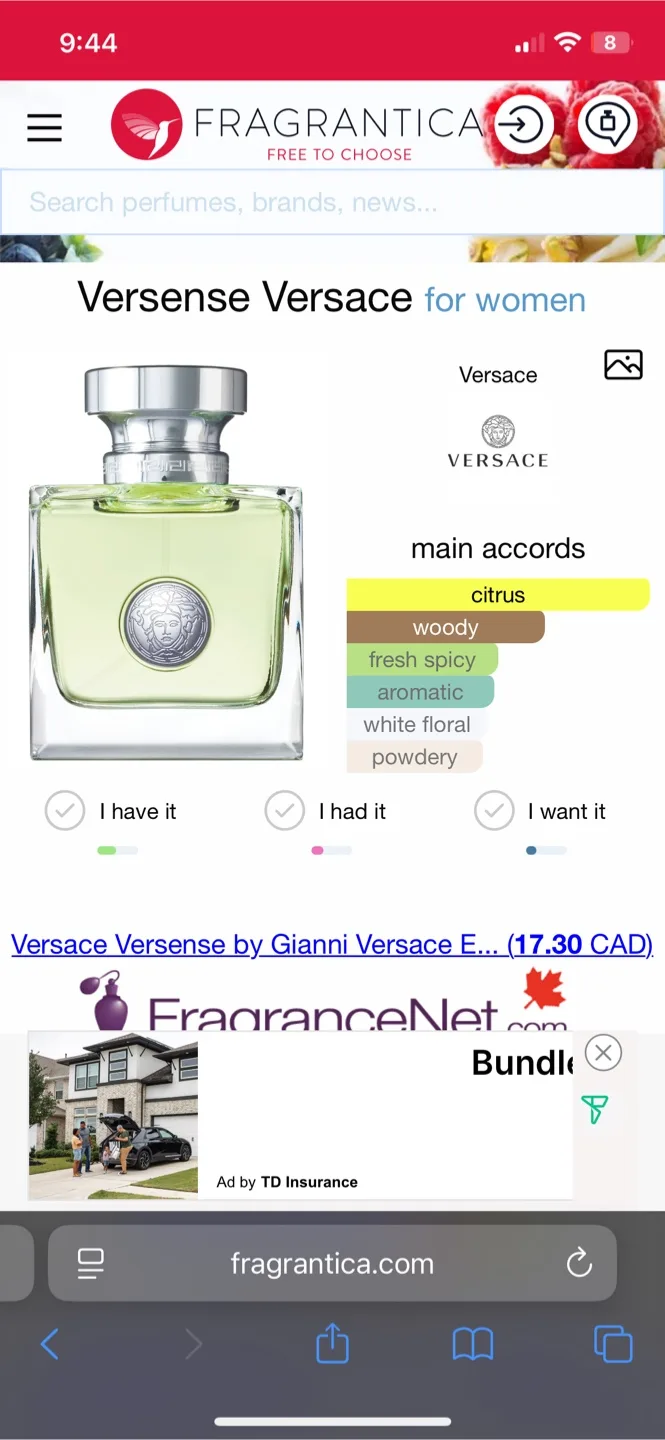 NEW Versace Versense 30ml image indicator(4)