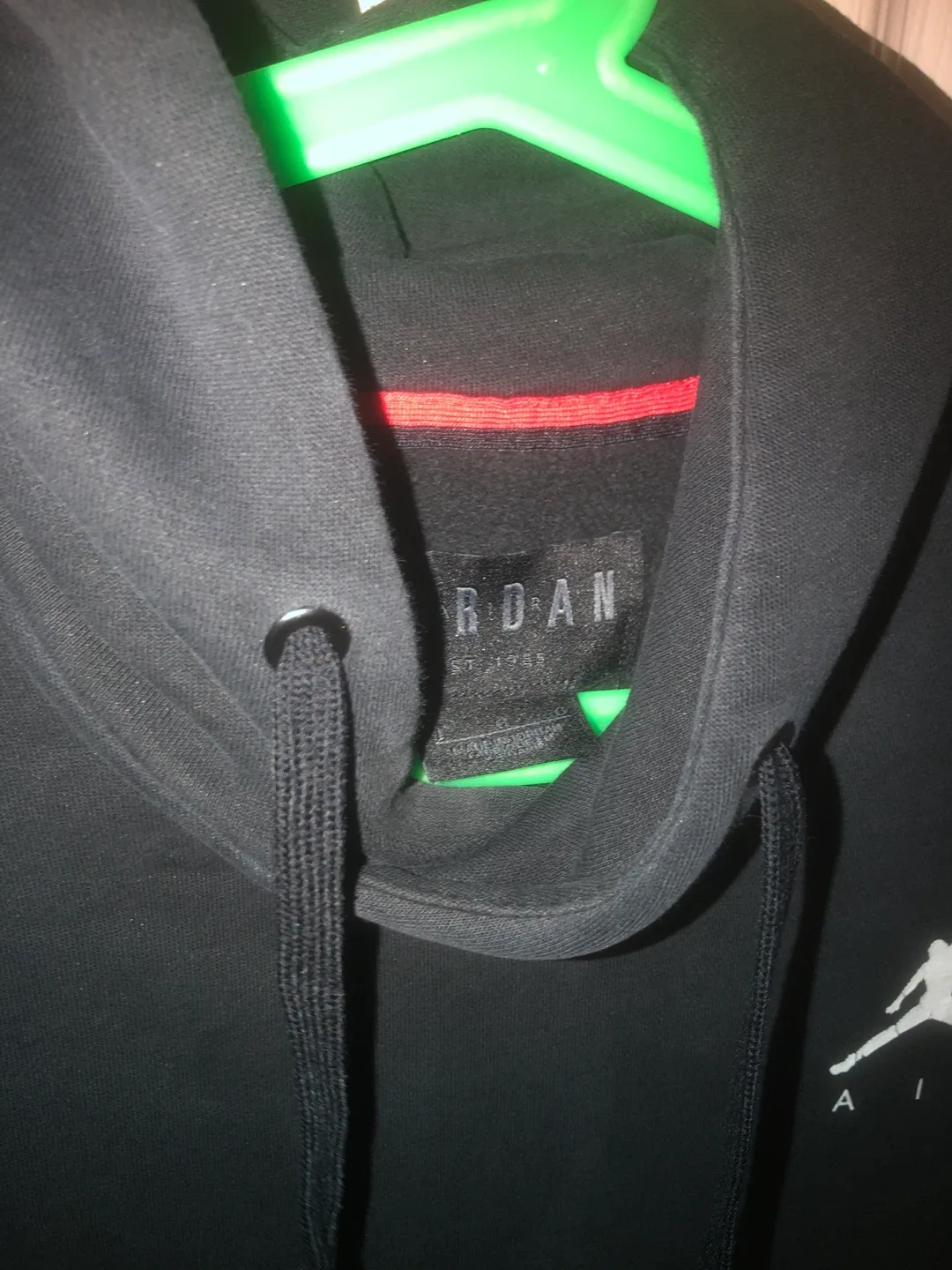 Jordan Air Black Hoodie image indicator(2)