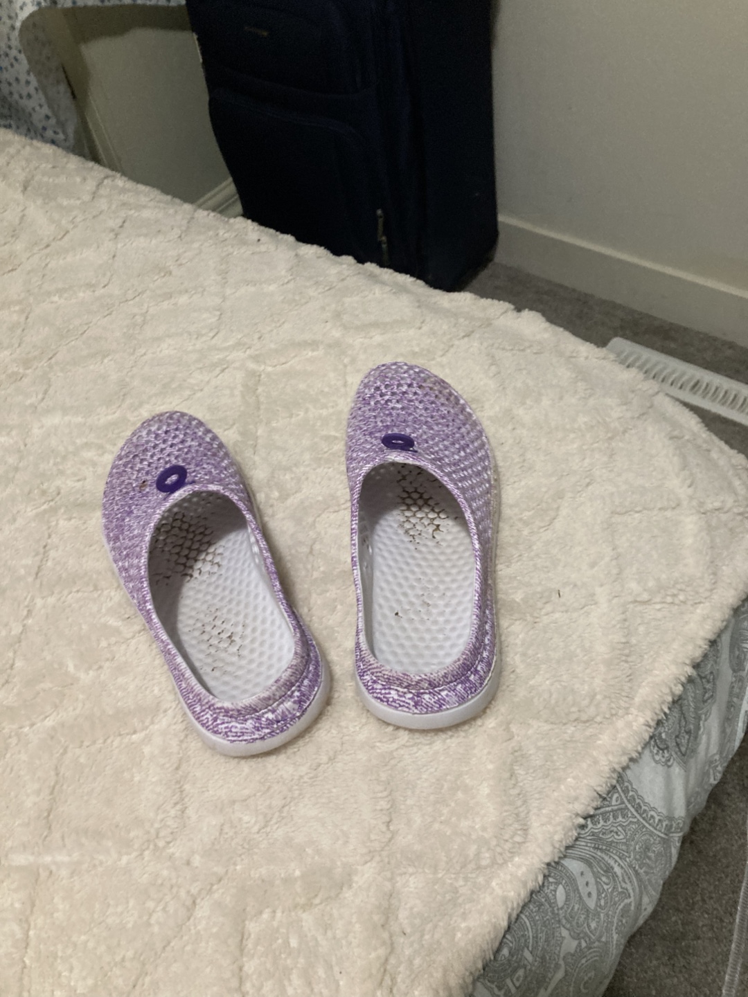 Purple Slip-on Shoes