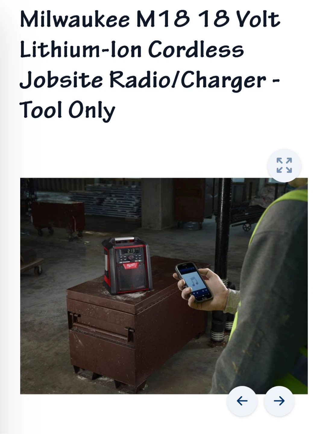 Milwaukee M18 Cordless Jobsite Radio/Charger - photo 4