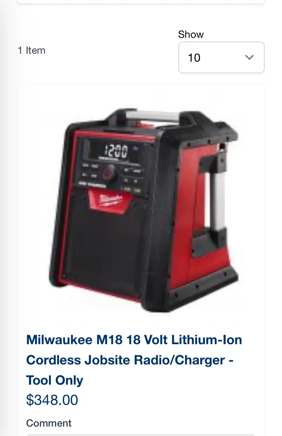Milwaukee M18 Cordless Jobsite Radio/Charger image indicator(7)