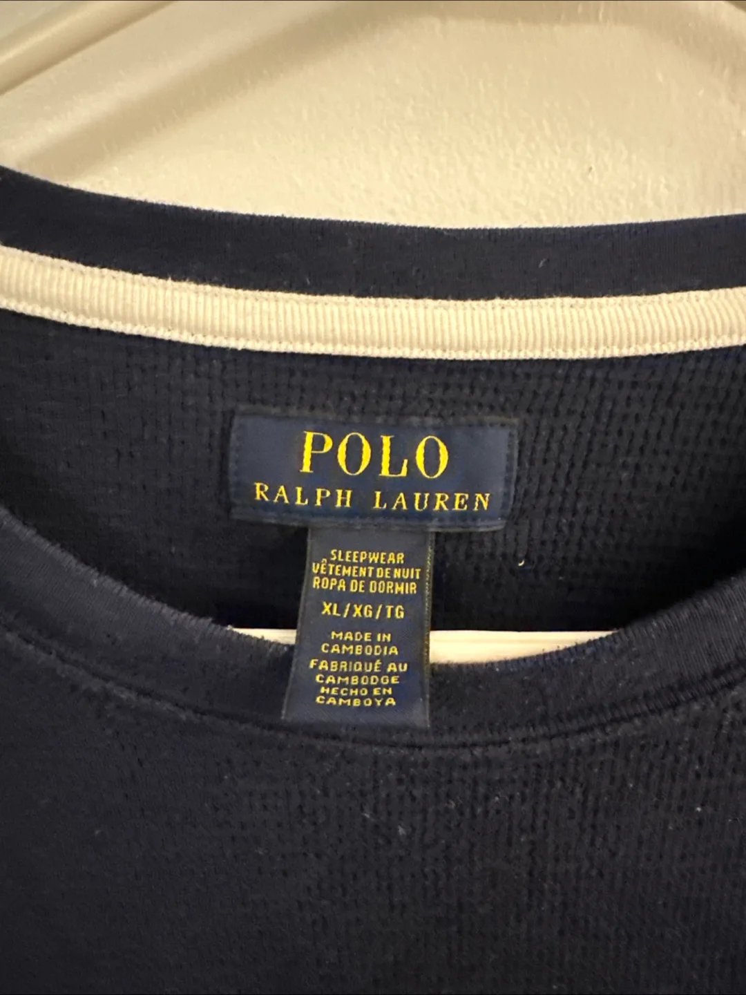 Polo Ralph Lauren XL Navy Shirt image indicator(2)