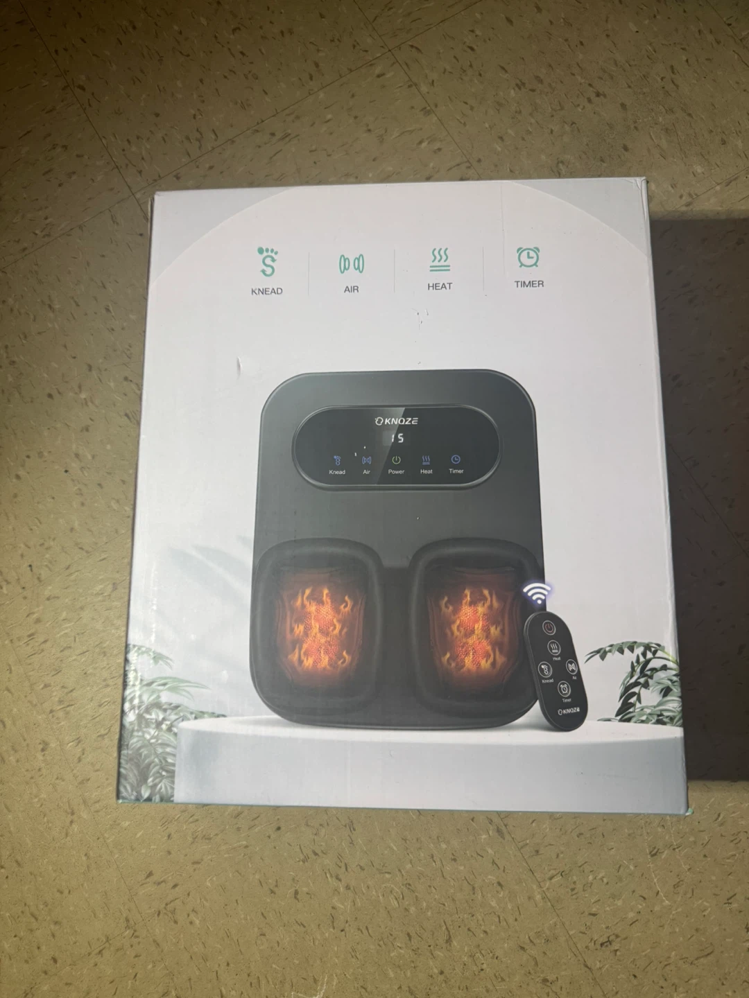 Knoze Foot Massager Machine KF9 - Black