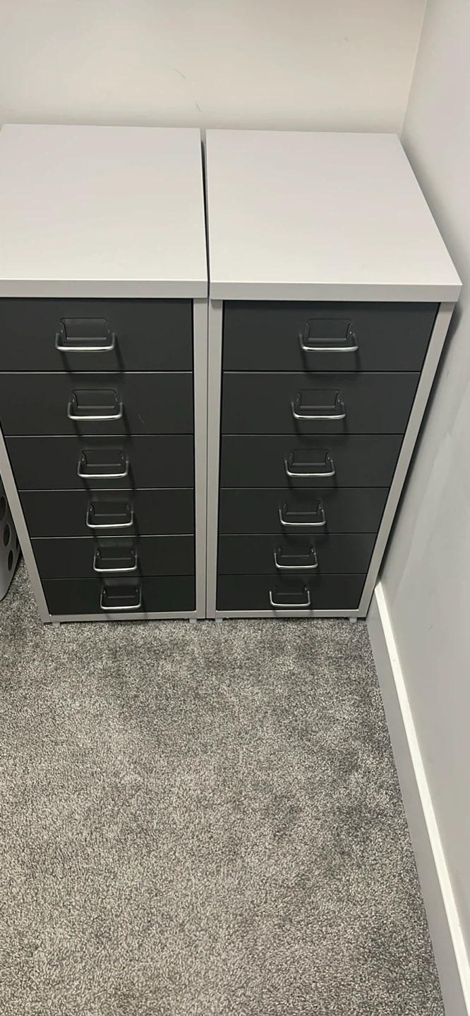IKEA Alex Drawer Unit - Grey/White