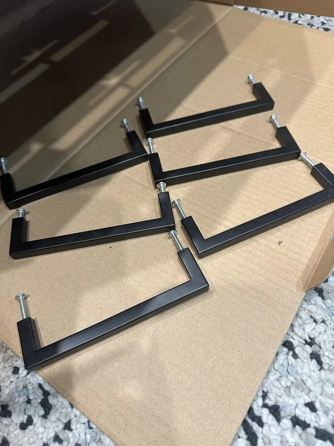 Black Cabinet Drawer Pulls 15 pieces thumbnail