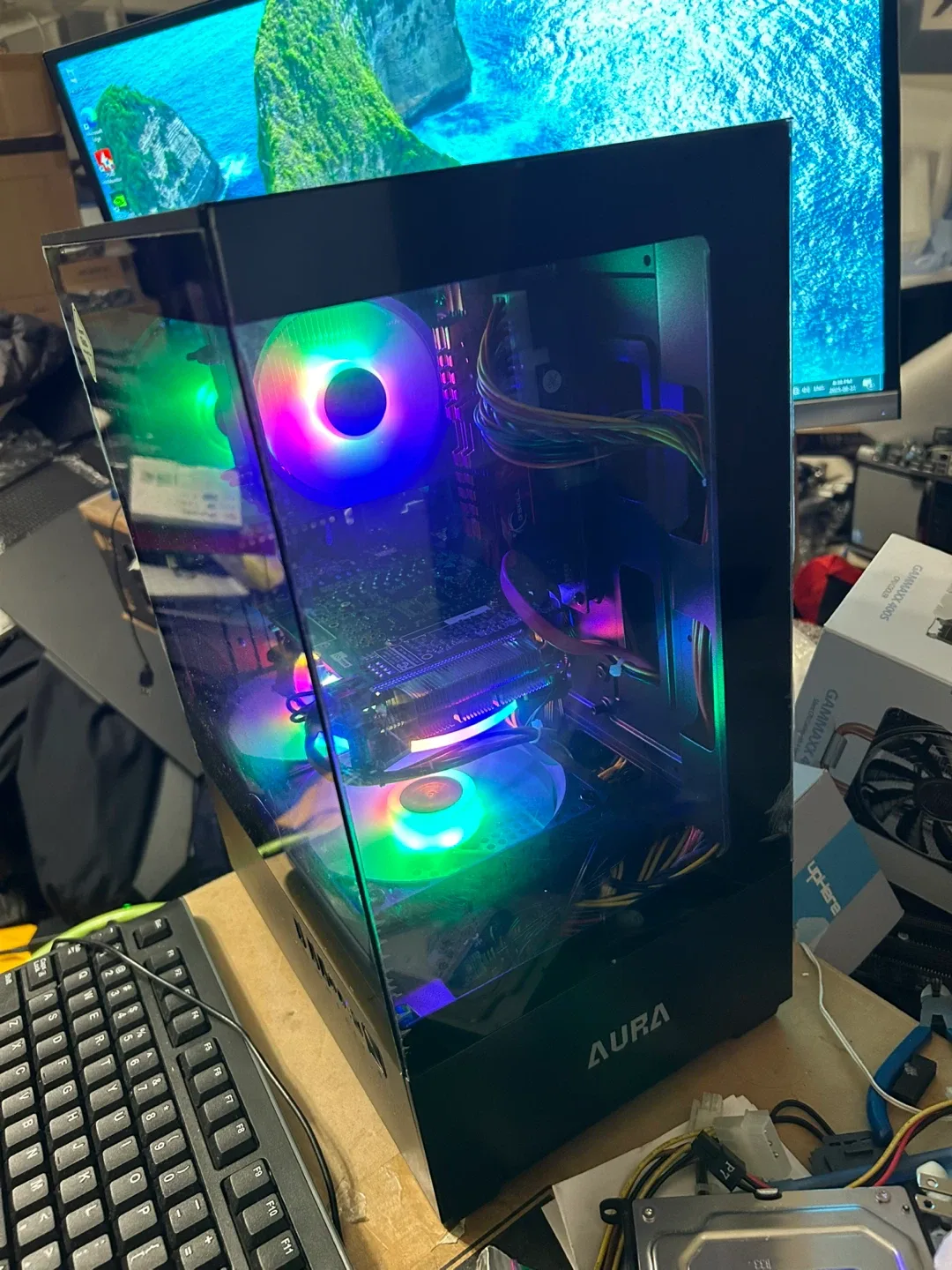 Gaming PC, i7-3770, 12GB RAM, 480GB SSD, WiFi, GTX 1070 8GB image indicator(2)