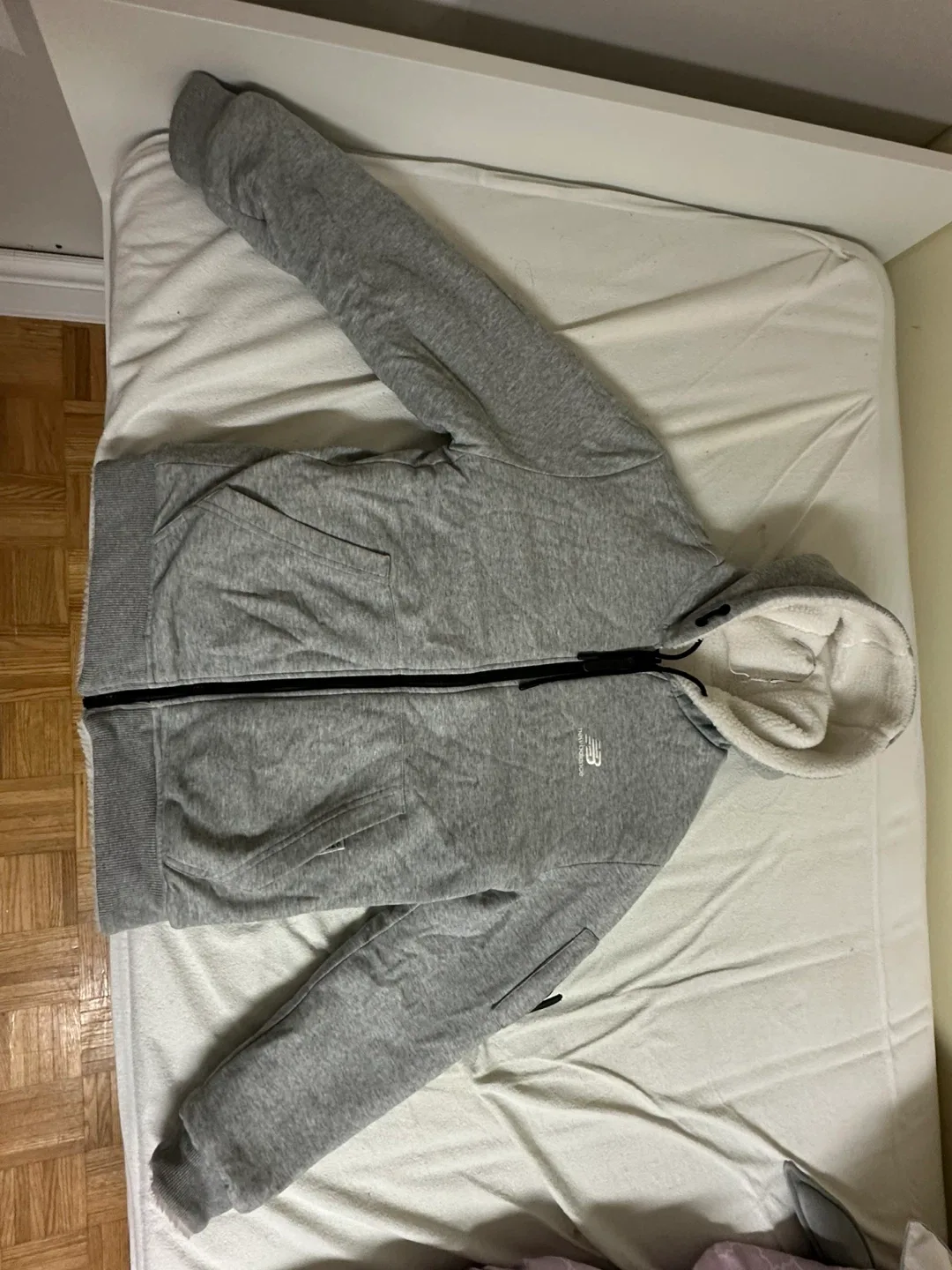 New Balance Fleece Jacket Full Zip Up - Size Xs image indicator(4)