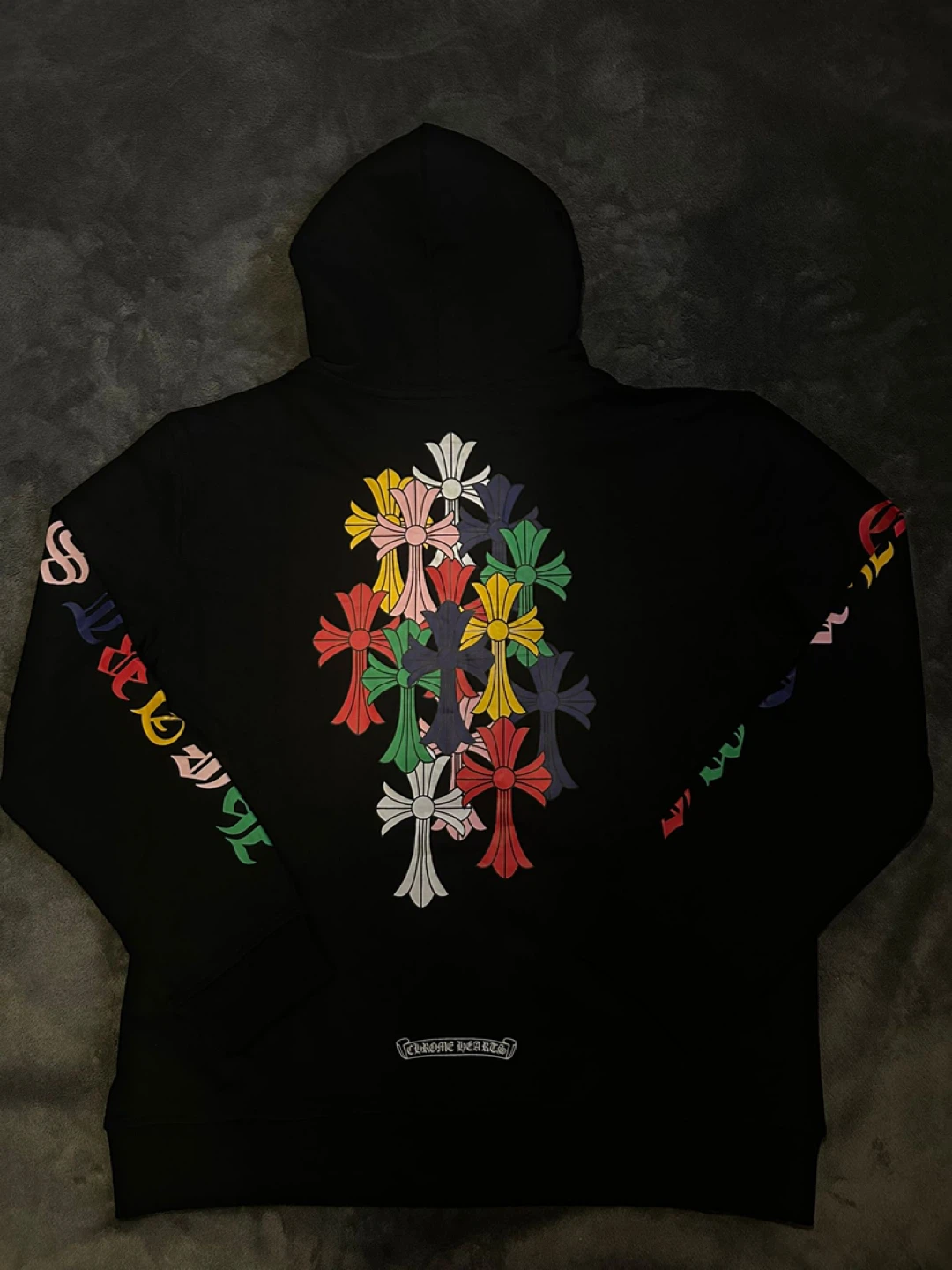 Chrome Hearts Multicolor Logo Zip Hoodie - Size M - photo 2