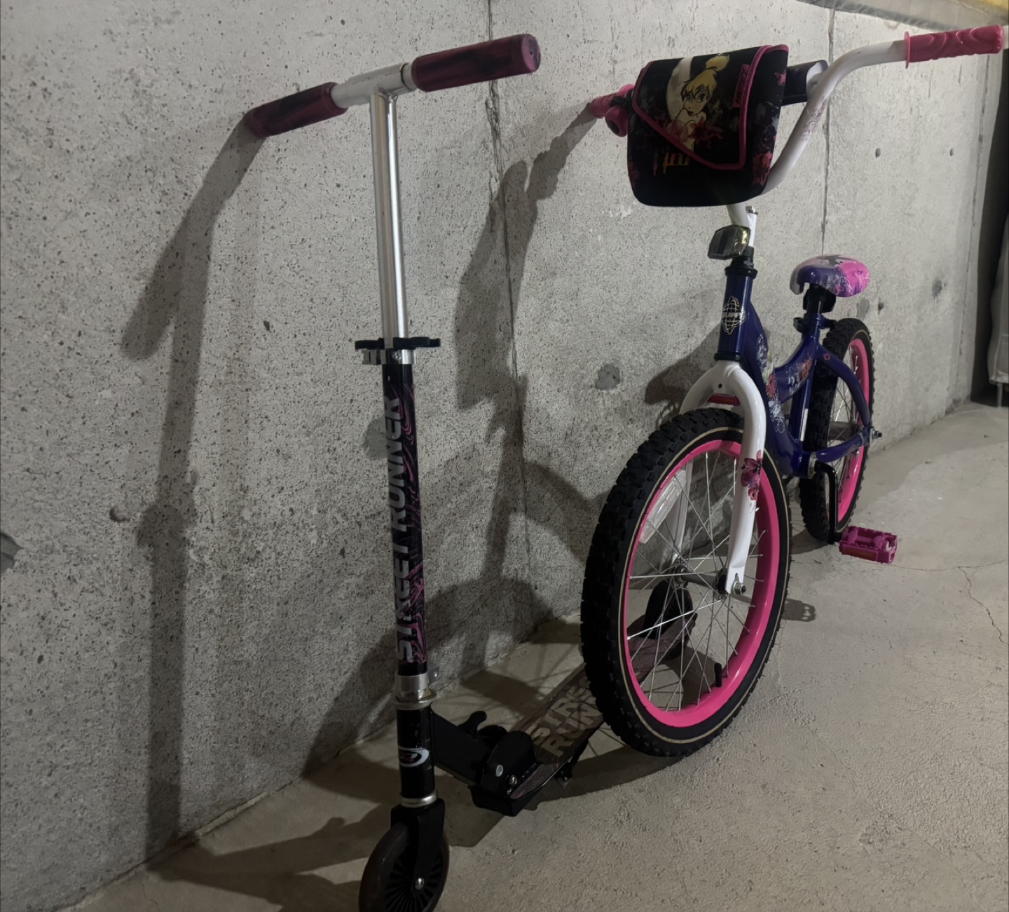 Girls' Bike & Scooter Set