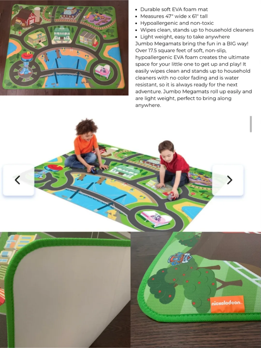 Nickelodeon Jumbo Megamat - 47" x 61" thumbnail