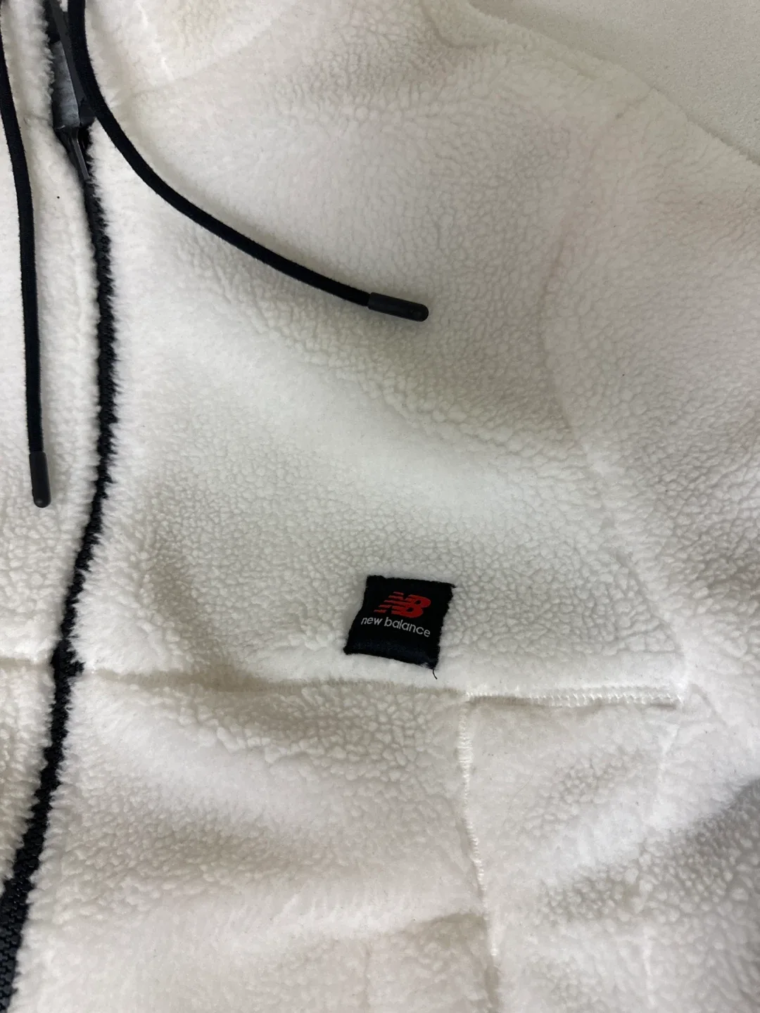 New Balance Fleece Jacket Full Zip Up - Size Xs image indicator(3)