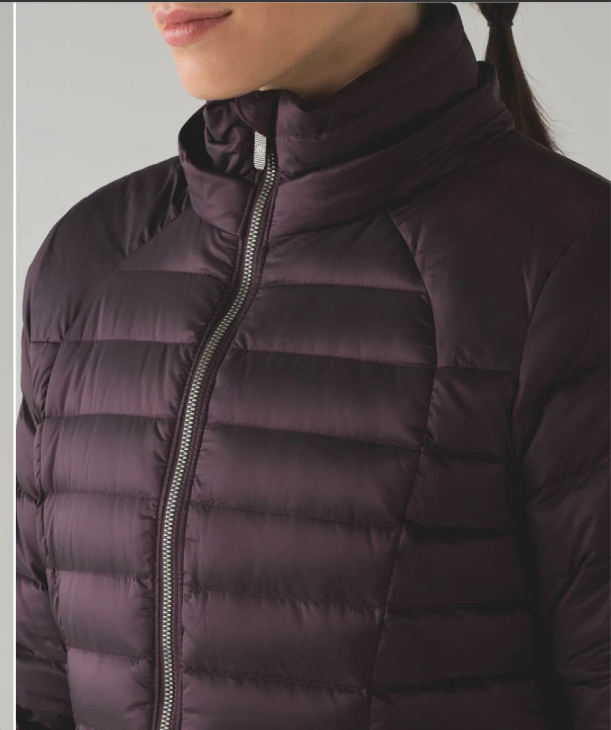 Lululemon Brave The Cold Jacket Black Cherry Puffer Winter image indicator(4)