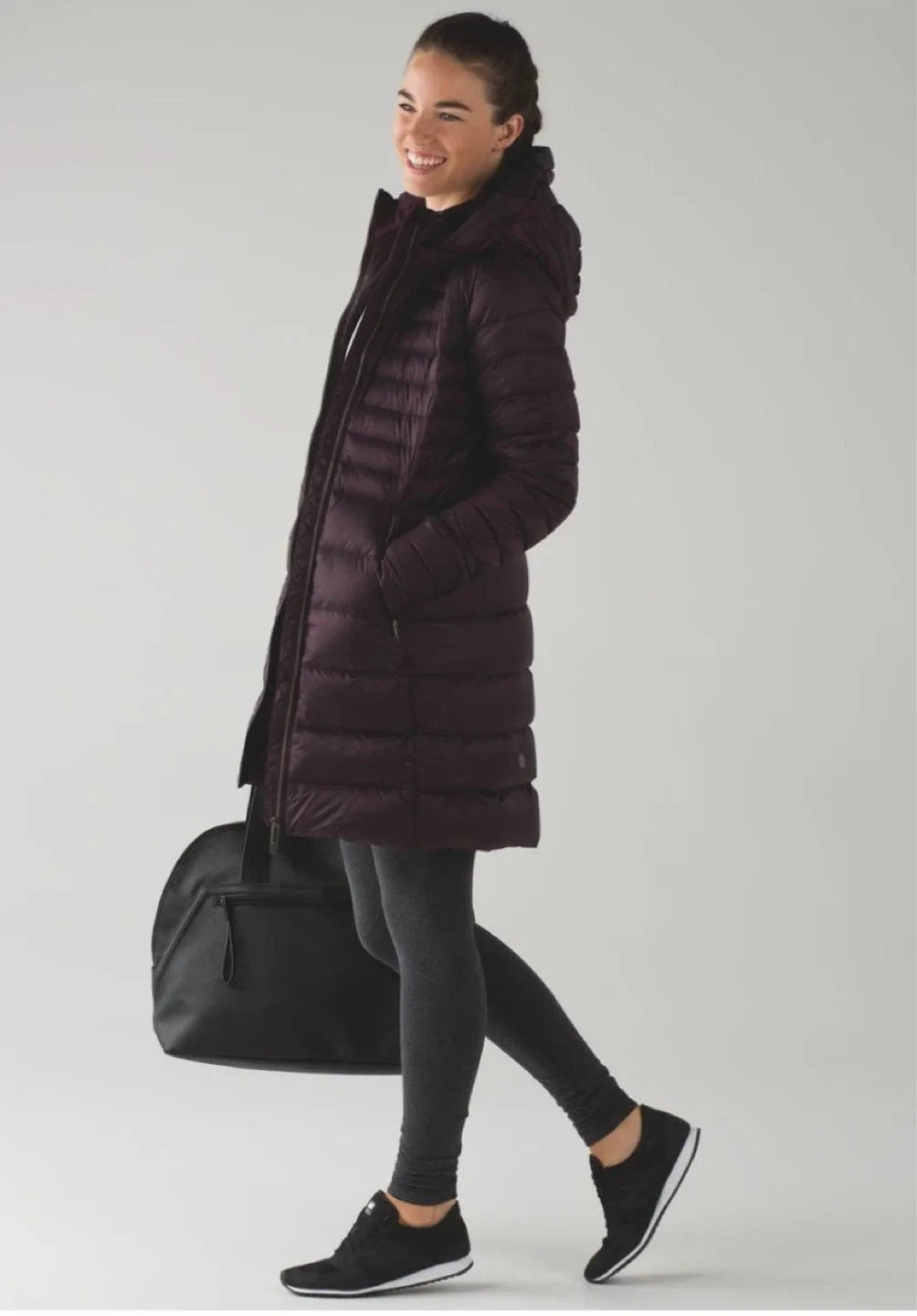 Lululemon Brave The Cold Jacket Black Cherry Puffer Winter image indicator(5)