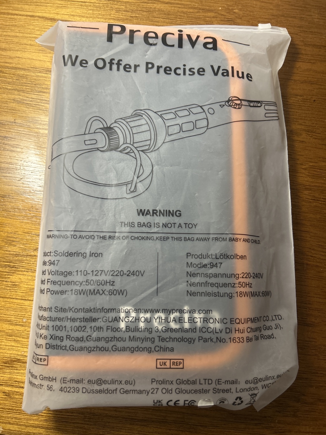 Preciva Soldering Iron Kit – Model 947 - photo 3