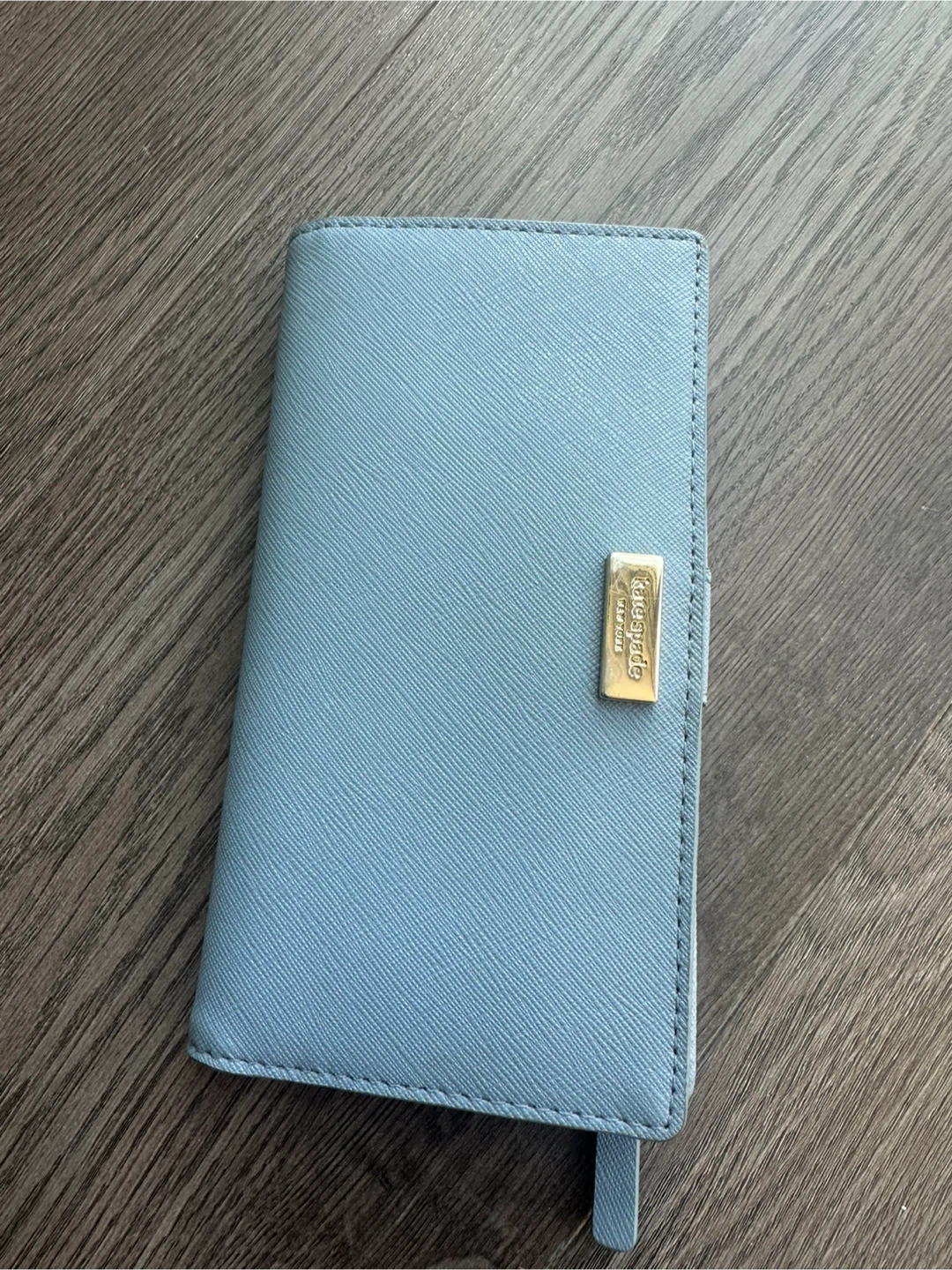 Kate Spade Saffiano Leather Wallet - Light Blue - photo 2