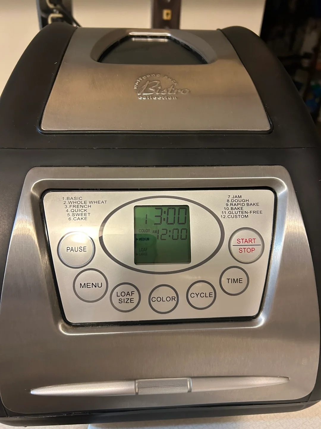 Wolfgang Puck Bread and Dessert Maker . Please read ad image indicator(3)