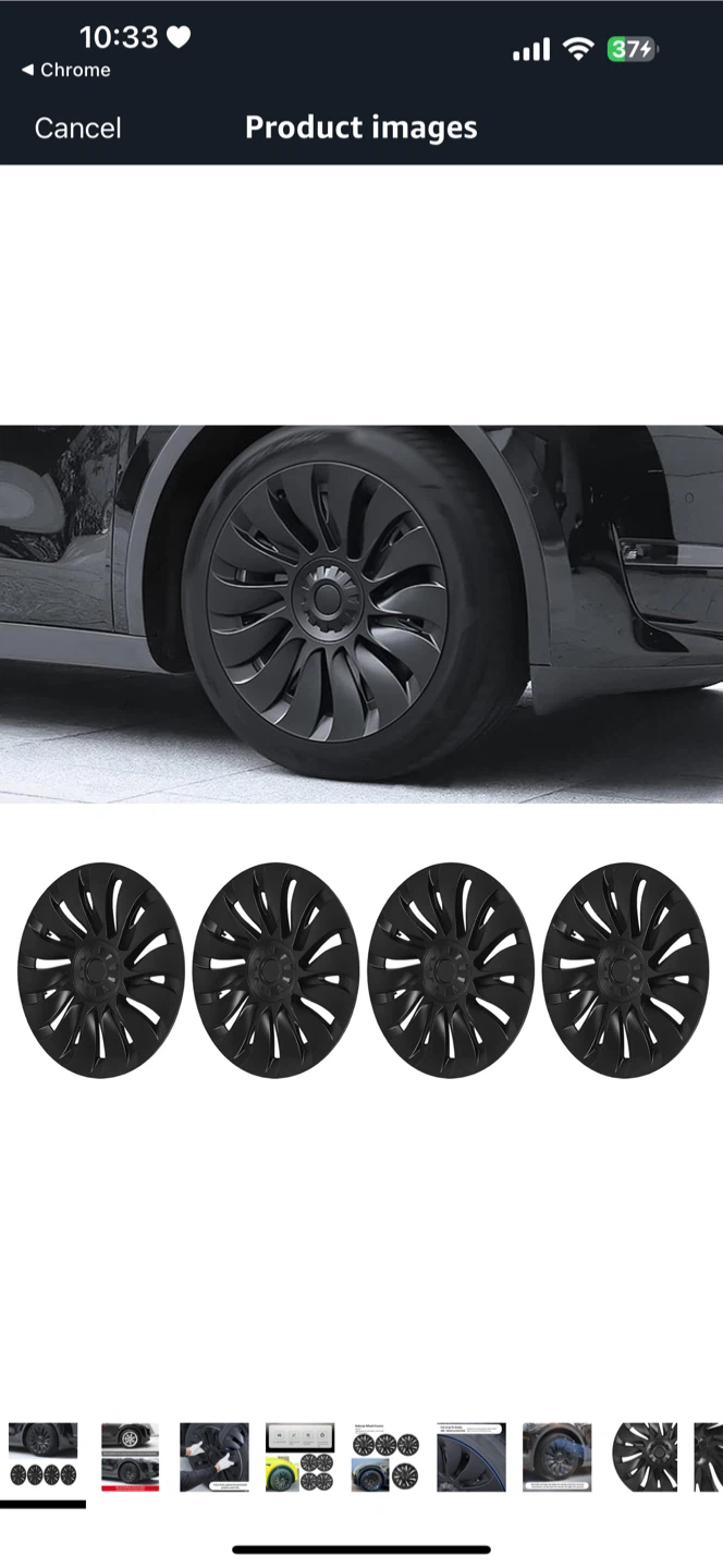Tesla Model Y 19-inch Wheel Covers (2020-2023)