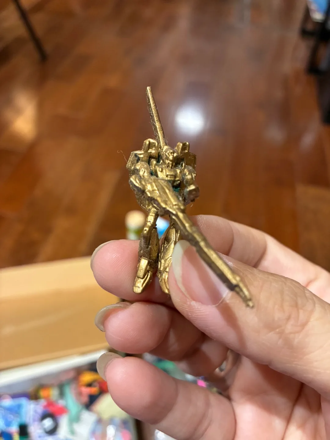 Small Golden Gundam Figurine thumbnail