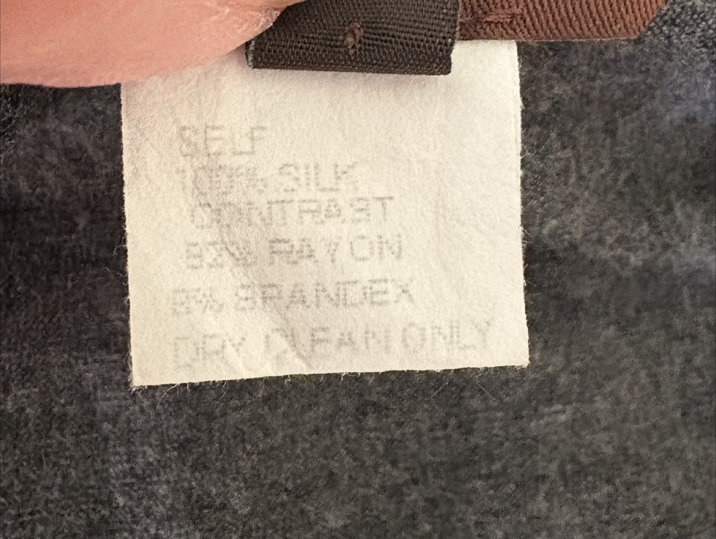 Single Grey Silk Blend Top - Size M - photo 5