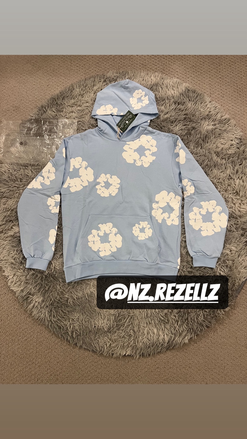 Sky Blue Denim Tears The Cotton Wreath Sweatshirt
