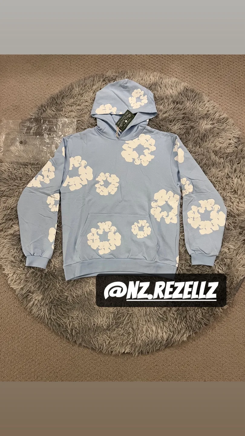 Sky Blue Denim Tears The Cotton Wreath Sweatshirt thumbnail