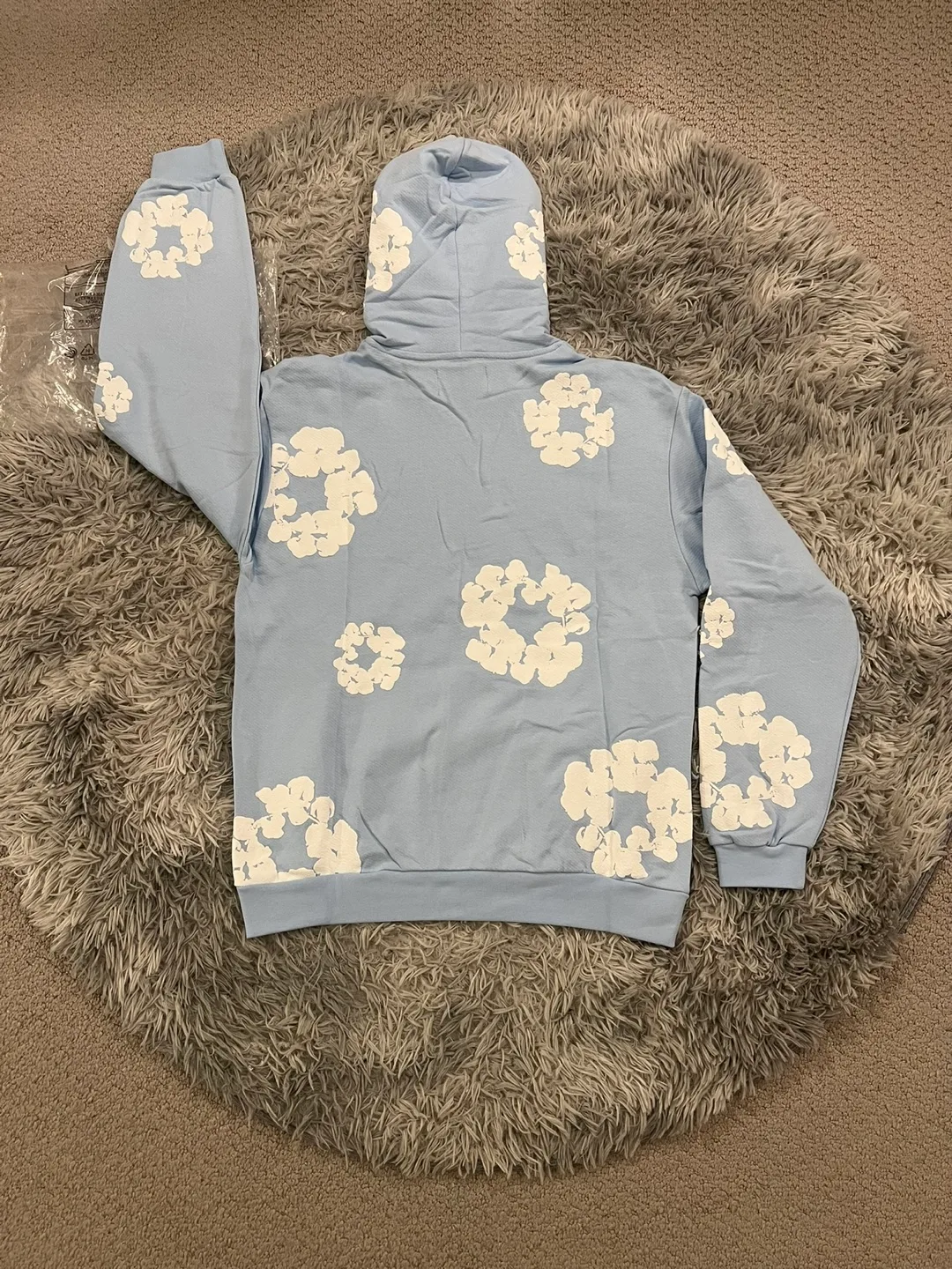 Sky Blue Denim Tears The Cotton Wreath Sweatshirt image indicator(2)