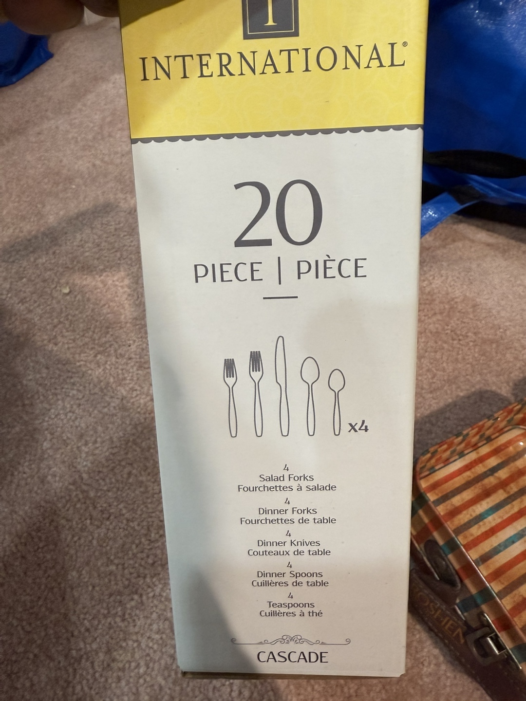 International Cascade 20-Piece Flatware Set, Service for 4 - photo 2